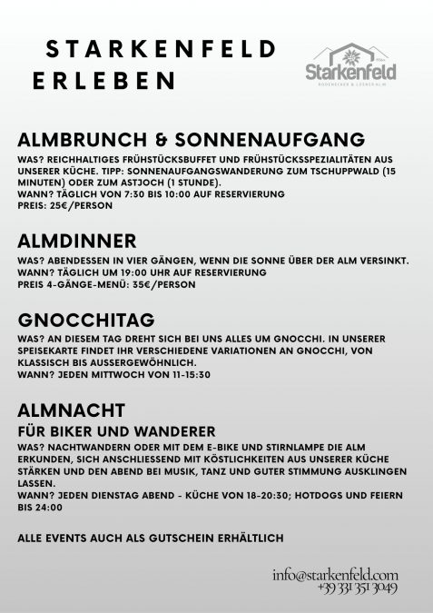 Almbrunch & Sonnenaufgang
